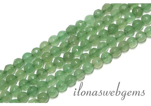 Aventurin / Aventurin-Perlen, facettiert um 4 mm