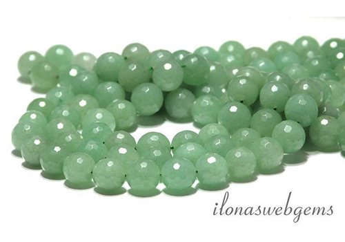 Aventurin / Aventurin Perlen Facette ca. 14mm