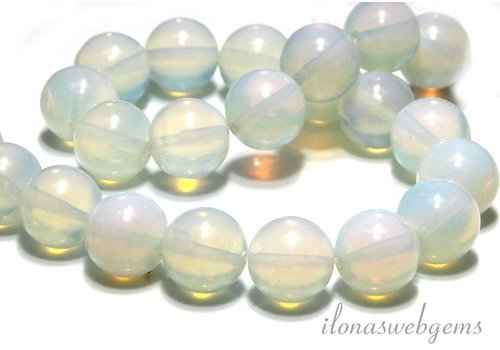 Opalite beads round approx. 16mm