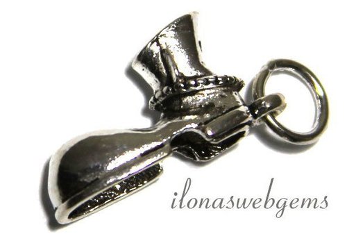 925/000 Silber Mini Schmuck Anhänger schoentje ca. 16x9mm
