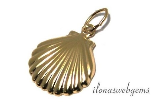 14k / 20 Gold filled bell shell about 8mm