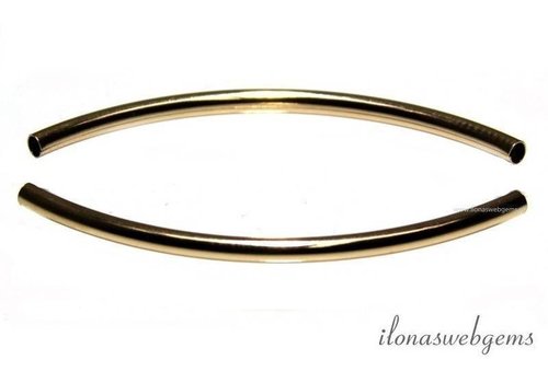 1 14/20 Goldfilled buiskraal ca. 40x2mm