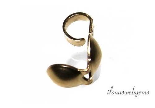 14/20 Gold filled kalotje ca. 3.5mm zwaar model