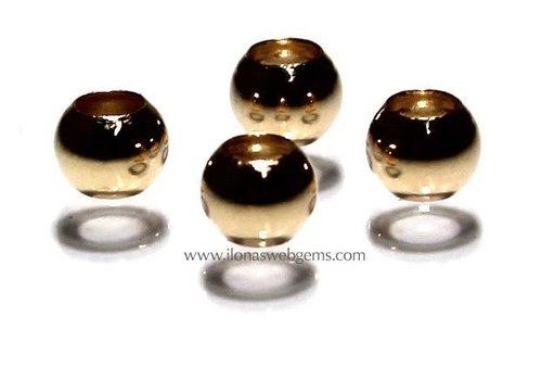 14/20 Gold filled kraal ca. 6mm