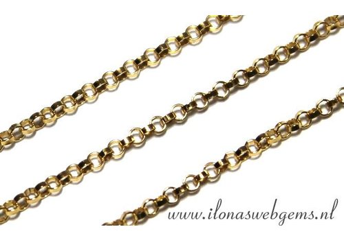 1cm Gold-filled Jasseron links / chain approx. 1.1mm
