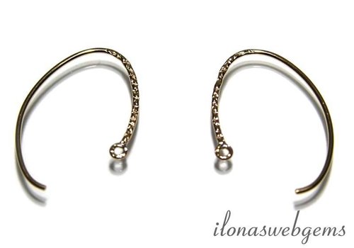 1 paar Gold filled Ohrbügel  ca. 26mm