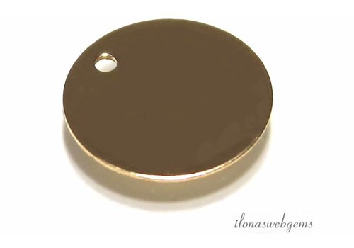 14/20 Goldfilled labeltje ca. 11x0.4mm