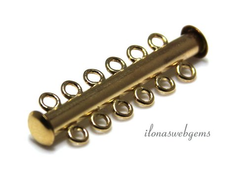 14/20 Goldfilled magneetslot ca.37x10mm