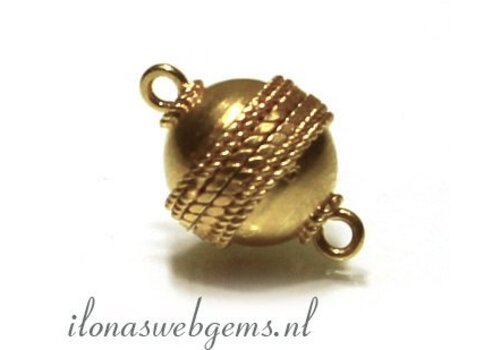 Magnetverschluss aus 18 kt Vermeil, ca. 10 mm