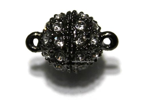 magnetclasp old Silvercolor app. 20x13mm