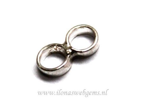 Sterling zilveren dubbel oog