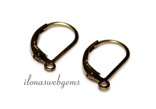 1 pair of 14/20 Gold filled earring hooks