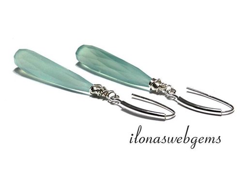 Inspiration earring hooks: Wrapping with craft wire