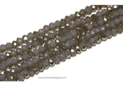 Kristall   Perlen (Swarovski Style) ca. 3.5x2.5mm (Swa5)