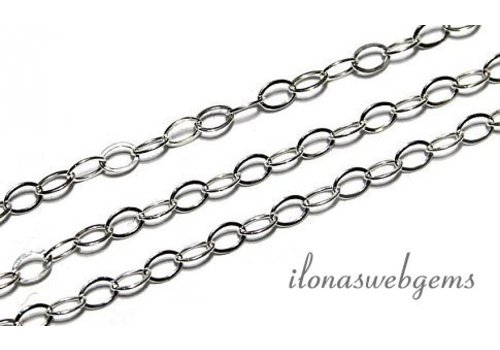 10 cm sterling silver links / chain approx. 1.5mm