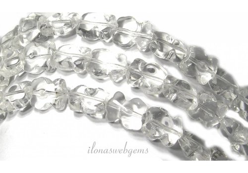 Rhinestone look glass beads