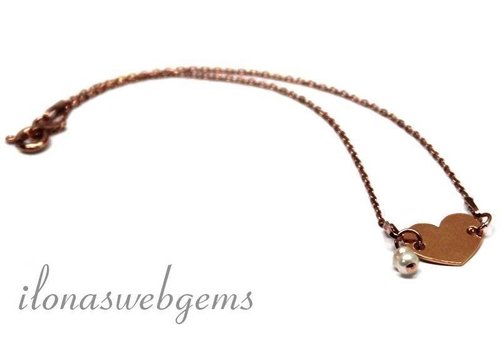 Inspiratie Rosé  14/20 Gold filled armbandje