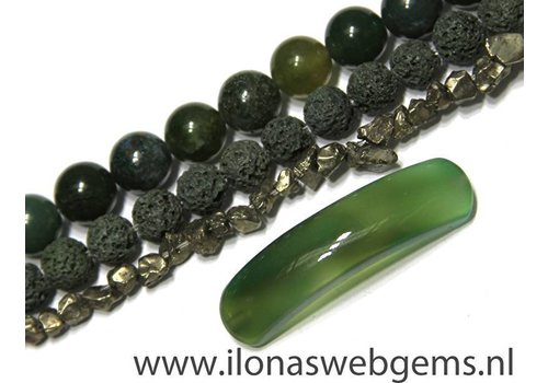 Inspiration with curved agate bead