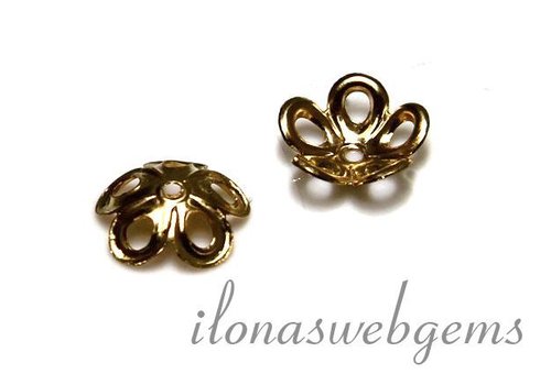 14/20 Gold filled Perlenkappe ca. 8mm