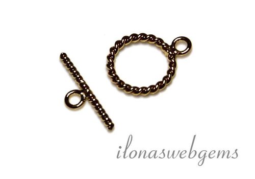 14k/20 Gold filled toggle clasp approx. 11mm
