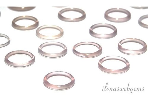 6 Stück Achatringmischung