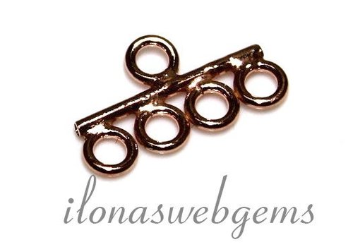 1 Rosé Vermeil Trenner 4-reihig