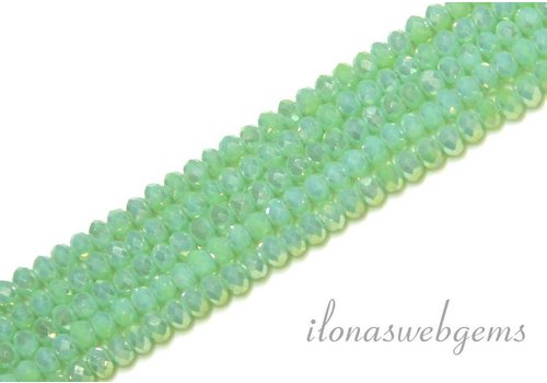 Swarovski Stil Kristall Facettentierte Rondelll Perlen ca. 3x2mm