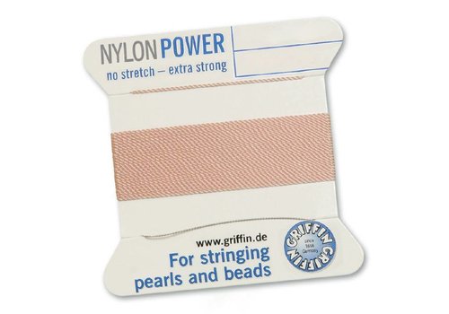 Hellrosa: Griffin-Perlgarn aus Nylon