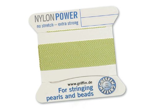 JADE GREEN: Griffin Beading Thread Nylon