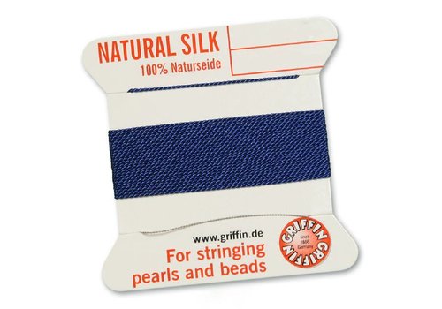 DUNKELBLAU: Greifenseidenfaden