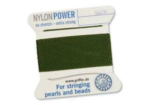 OLIVE: Griffin Perlgarn Nylon