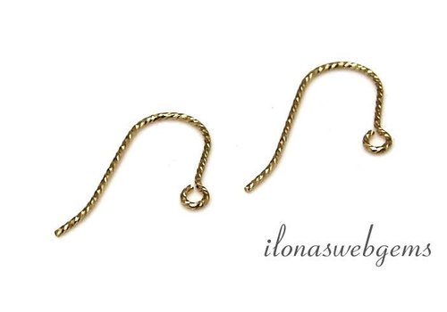 1 paar 14/20 Gold filled oorbelhaakjes