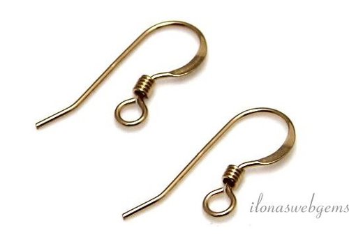 1 pair of Gold Filled earring hooks