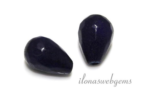 1 pair Jade facet drops