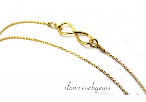 Inspiratie ketting: Vermeil, infinity connector