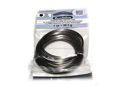 Beadalon Edelstahl Memory Wire Armband Groß