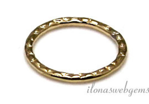 14/20 Gold filled gesloten oog bewerkt ca. 10.5x1mm