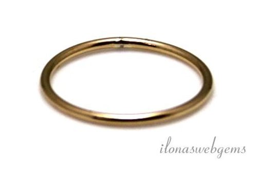 Goldfilled geschlossene Auge / Ring um 16x1mm