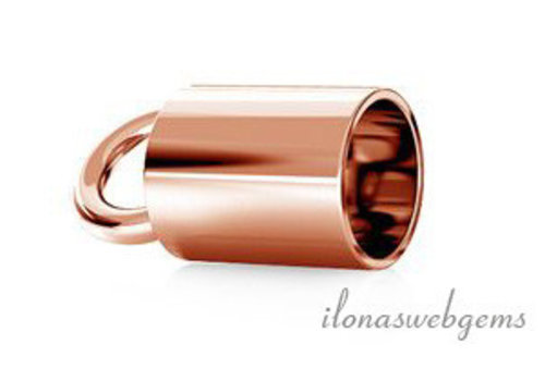 Rosé vermeil eindkapje 1.5mm