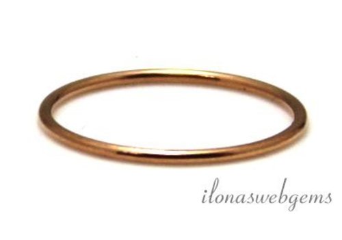 14K / 20 Rose gold filled ring