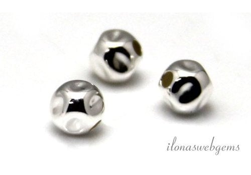 Sterling silver bead 'nugget' approx. 8mm