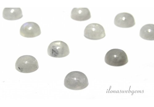 (Regenboog) Maansteen cabochon 8mm