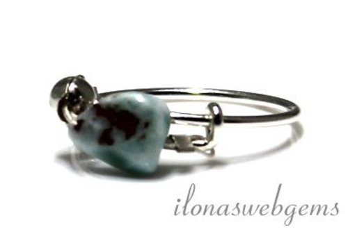 Inspiration Ring Sterling Silber, Larimar