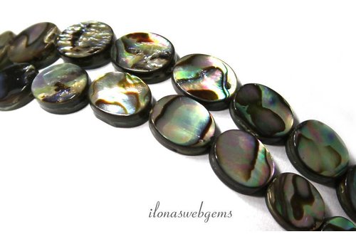 Abalone kralen ovaal ca. 10x8mm