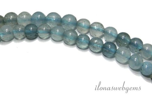 Aquamarin Perlen 4mm