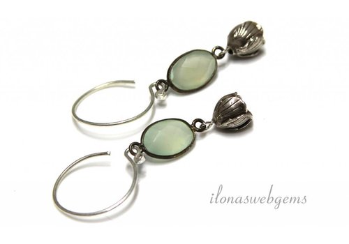 Inspiration Ohrringe: Chalcedon, Bergvolk Silber