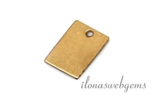 14k / 20 Gold gefülltes Etikett um 9x6mm