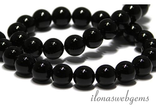 Onyxperlen rund ca. 10mm