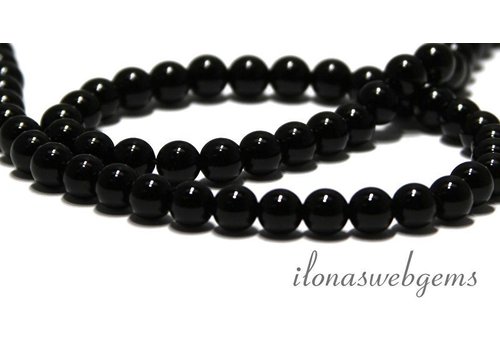 Onyxperlen um ca. 6mm