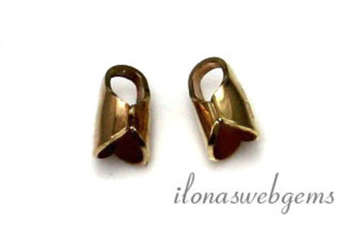 14/20 Gold filled eindkapje 3mm